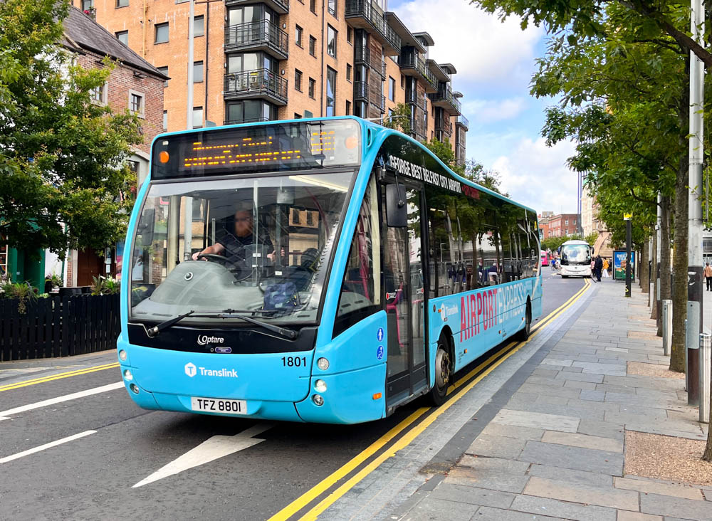 GUIDE | Translink Airport Express Bus 600 from Belfast City Airport to Belfast City Centre